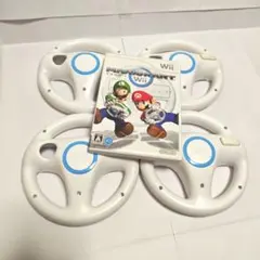NINTENDO　wii　ハンドル　4個/マリオカート　セット　まとめ売り