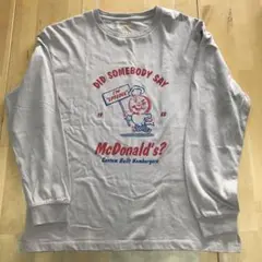 グラニフ　マクドナルド　Tシャツ Sサイズ　長袖　McDonald's