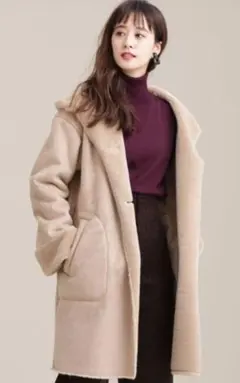 【新品】nano・universe ショートシープエコムートンフード