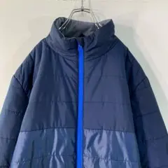 adidas パフォーマンス ロゴ フルジップ 中綿 キルティング ブルゾン