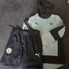 マンチェスター・シティ フーディ ウェアセット　サイズS PUMA