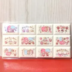 サンリオ ちょこぶろっくしーる リトルツインスターズ キキララ