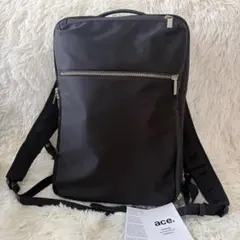 【極美品】エース ace. ガジェタブル ビジネス バックパック リュック 黒