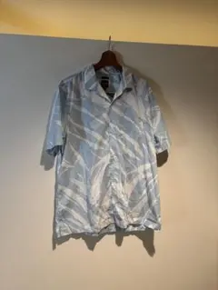 GAP 半袖　シャツ　L スタンダード　フィット　ストレッチ　美品　水色