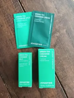 innisfree グリーンティー セラミドクリーム &ミルクトナー