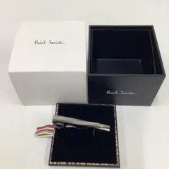 未使用】Paul Smith カフス&タイバー シャドーストライプ セット