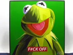 【新品 No 162】 ポップアートパネル カーミット セサミストリート