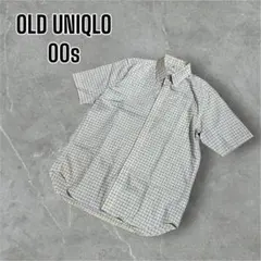 最終値下げ！ オールドユニクロ UNIQLO チェックシャツ 半袖シャツ 00s