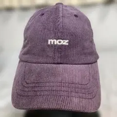 moz コーデュロイ パープルキャップ