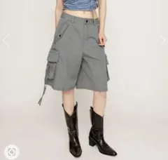 SLY POCKET WIDE HALF PT ハーフパンツ1