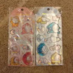 サンリオ　ウォーターインシール　ハローキティ　シナモロール　2種セット