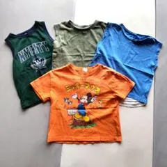 夏物　Tシャツ類　4点まとめ売り　男の子　90　95　ディズニー　入園