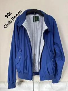 90s Club Room ハリントンジャケット スイングトップ ブルー Lのサムネイル