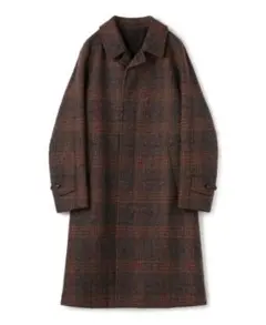 14.3万 トゥモローランド メンズ Fox Tweed バルマカーンコート