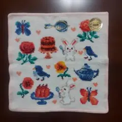 フェイラー×カレルチャペック紅茶店　ラビッツティータイム　ハンカチ