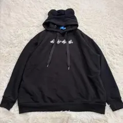 pium メゾピアノコラボパーカー黒 - メルカリ