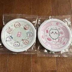 くら寿司　ちいかわ　集合　寿司皿2枚セット。