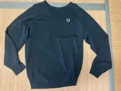 フレッドペリー ブラック アクリルセーター　XL