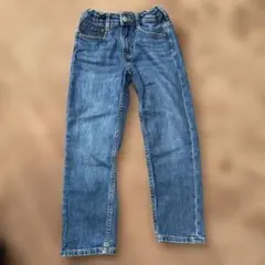 H&M デニムパンツ　ストレートパンツ　ブルー　120cm