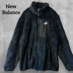 New Balance【S】ボアフリースジャケット ブラック 秋冬　アウター