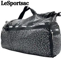 レスポートサック ボストンバック ショルダー バッグ 2way 星柄 ブラック