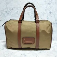 最終値引★LANCEL ランセル レザー×ナイロン ボストンバッグ ヴィンテージ