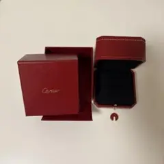 Cartier カルティエ　リングケース　空箱　指輪　レッドボックス