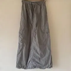 GU ナイロンカーゴロングスカート グレー　Mサイズ