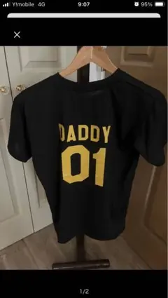 DADDY 01 Tシャツ 黒