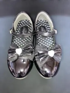 Bio Princess　ブラック フォーマルシューズ 　18.5　19.0