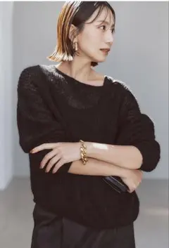 東原亜希プロデュース 2025FW Mother FORME シアーモヘアニット