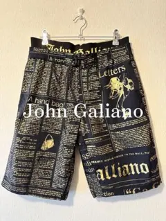 ジョンガリアーノ galliano ショートパンツ ハーフ　L サイズ 2026年最新】JOHN GALLIANO メンズ ショートパンツ・ハーフパンツの