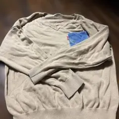 RODEO CROWNS ブラウンVネックセーター