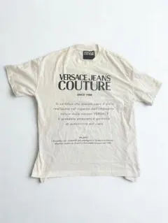 未使用品 VERSACE JEANS COUTURE ホワイト Tシャツのサムネイル