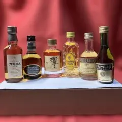 Y*A様 ミニボトル：インテリア用ウイスキー5本、ブランデー1本セット