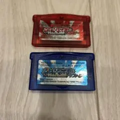 GBA ソフト ポケモン ルビー サファイア ２点セット