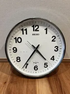 希少動作品】SEIKO ヴィンテージ 学校用壁掛け時計 直径約42