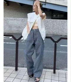 Ungrid　ルーズペインターパンツ　S
