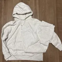 フード付きスウェットセット XXL パンツはXL