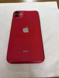 美品　本体のみApple iPhone 11 (PRODUCT)RED 64GB