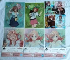 五等分の花嫁 中野 一花 二乃 三玖 四葉 五月 クリアファイル まとめ売り