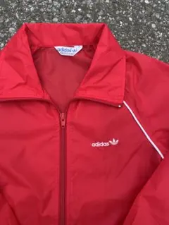 70s,80s adidas ナイロンジャケット レッド