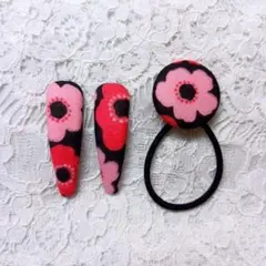 くるみボタンヘアゴム くるみパッチンピン No.548