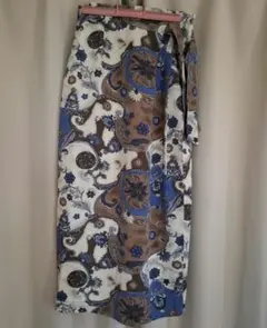 OTTO collection ペイズリー柄 ロング巻きスカート
