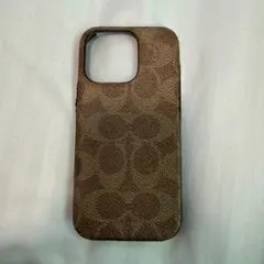 COACH iPhoneケース iPhone16Proシグネチャー柄