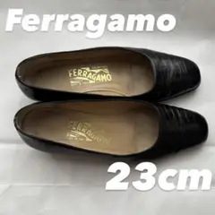 Ferragamo 黒 ローファー 23cm 6 1/2