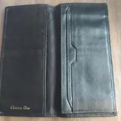 Christian Dior カード札入れ ブラック レザーのサムネイル