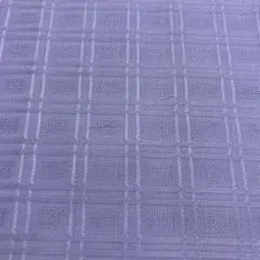 ウール生地 紫色 チェック模様