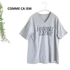 コムサイズム　半袖Tシャツ　Vネック　胸ポッケ　大人カジュアル　L