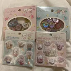 LILalamode ぷにシャカシール おはじきふうシール mikko